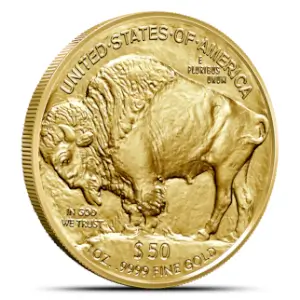 Gold American Buffalo Coin Obverse Gold American Buffalo Coin