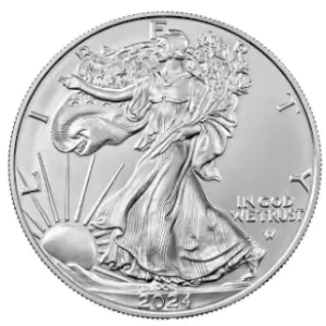 Platinum American Eagle Coin Obverse Platinum American Eagle Coin