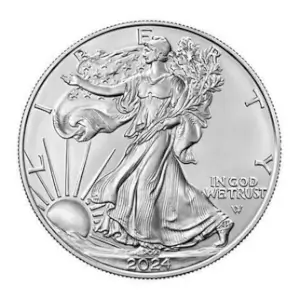 Silver American Eagle Coin Obverse Silver American Eagle Coin